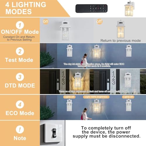 Porch Light with GFCI Outlet with Remote