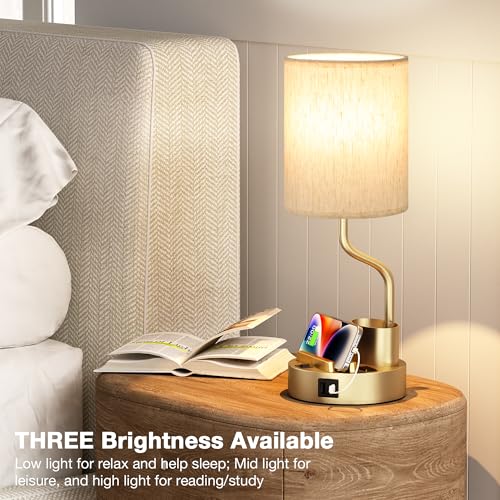 Bedside Lamps for Bedroom Set of 2 (2 Count)