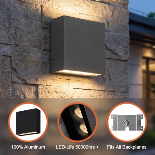 6 Pack Outdoor Wall Light