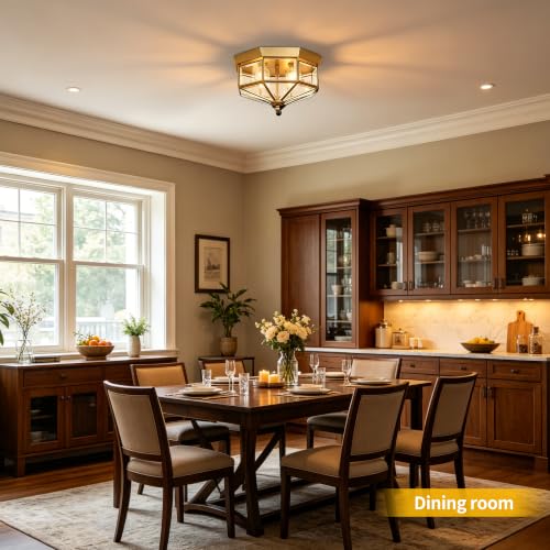 Flush Mount Outdoor Ceiling Light Fixture