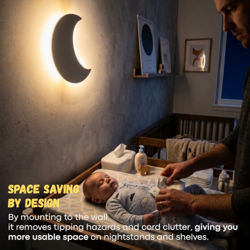 Moon Wall Light for Moon and Stars Decor