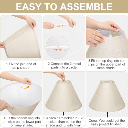 Empire Lamp Shades Set of 2 (2 Count)