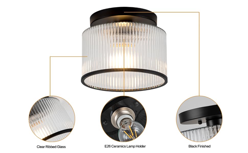 Glass Ceiling Light