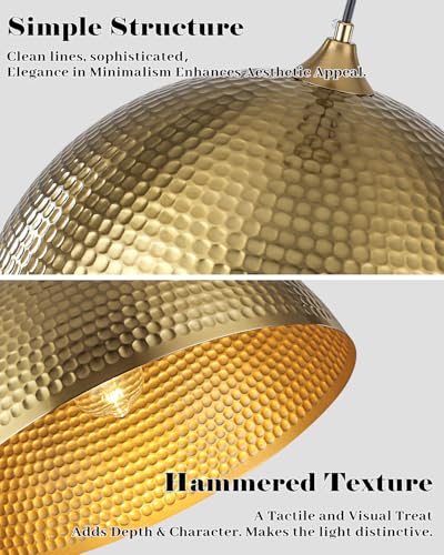 Gold Pendant Light 16 inch