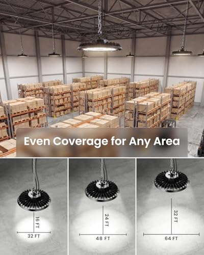 Sunco 10 Pack UFO LED High Bay Light (10 Count)