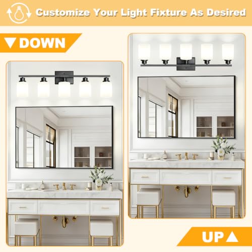 5 Light Bathroom Light Fixtures
