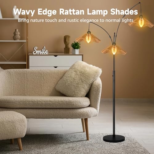 3PCS Rattan Lamp Shade (3 Count)