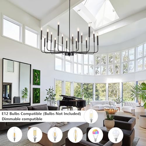 Modern Black Farmhouse Chandeliers