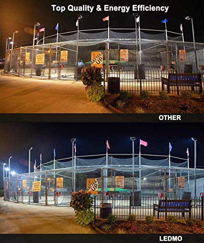 200W LED Parking Lot Light with Photocell Shoebox Light 3 Pack (3 Count)