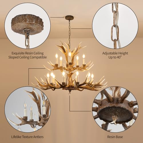 Antler Chandelier Lighting