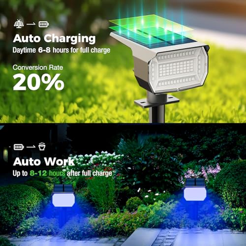 Solar Spot Lights Outdoor (4 Count)