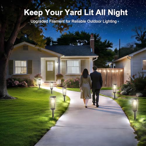 Solar Pathway Lights Outdoor Waterproof