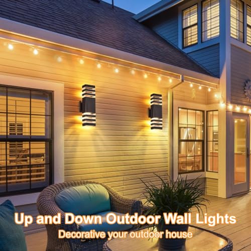 Up and Down Outdoor Wall Lights (2 Count)