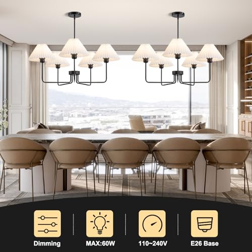 Farmhouse Black Chandelier