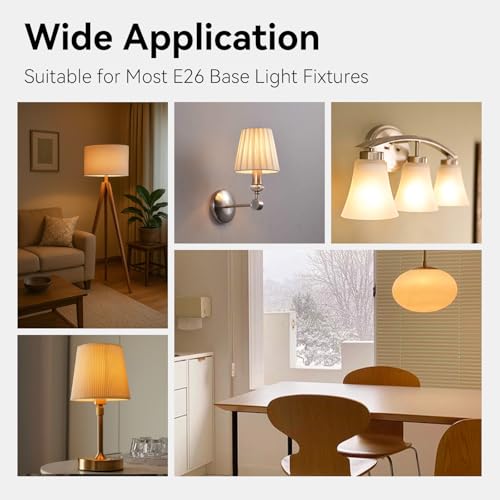 6 Pack LED Light Bulbs 60 Watt Equivalent (6 Count)