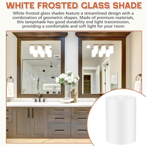 6 Pack Frosted White Glass Lamp Shade 1 (6 Count)