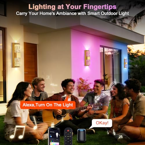 Smart Outdoor Wall Light