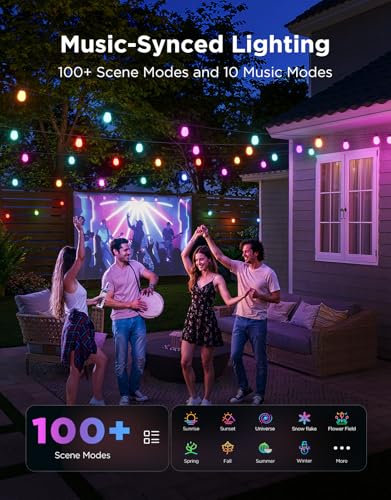 S14 Bulb Outdoor String Lights 2 (144 Foot)