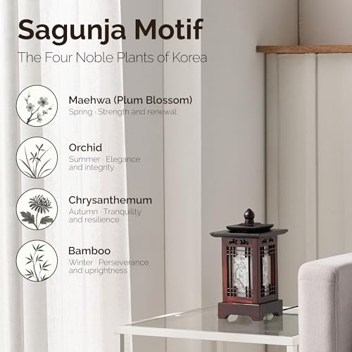 Traditional Korean Wood Lamp