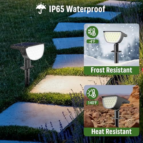 Solar Lights Outdoor Waterproof IP65 (6 Count)