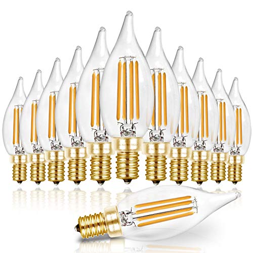 Candelabra Light Bulbs 2700K (12 Count)