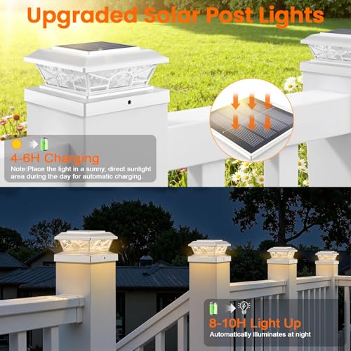 4x4 Post Solar Lights (4 Count)