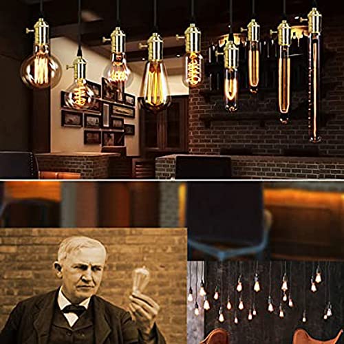 15FT Vintage Pendant Light Cord with Dimmer (2 Count)