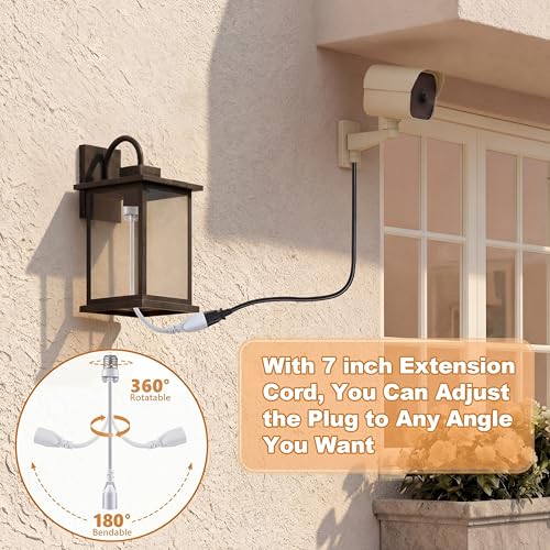 2 Pcs 3 Outlet Light Socket Adapter