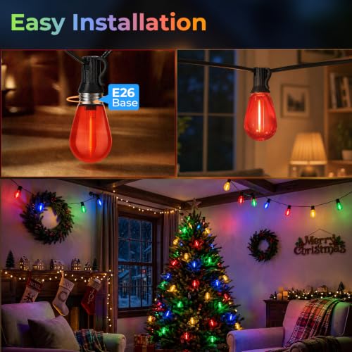 Colored Light Bulbs 48 Pack (48 Count)