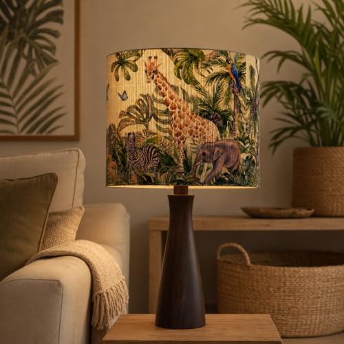 2‑Pack Bamboo‑Style Giraffe Lampshades