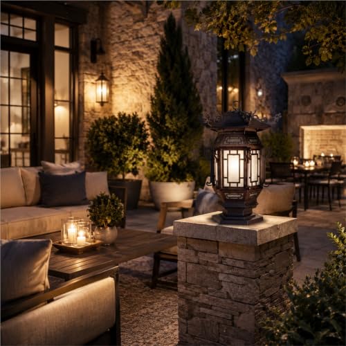 Vintage Outdoor Pillar Light