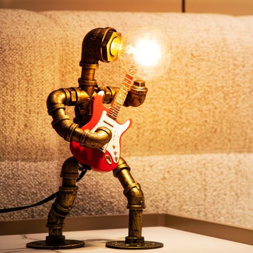 Music Guitar Table Lamp Art Decor
