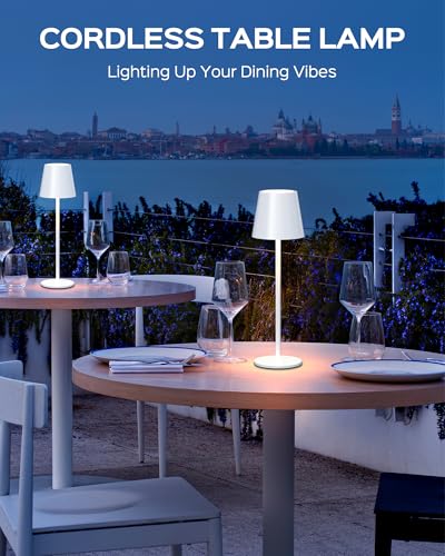 Cordless Table Lamps Rechargeable (2 Count)