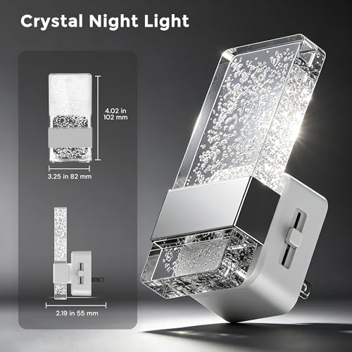 Night Light Dimmable Night Lights Plug into Wall (2 Count)