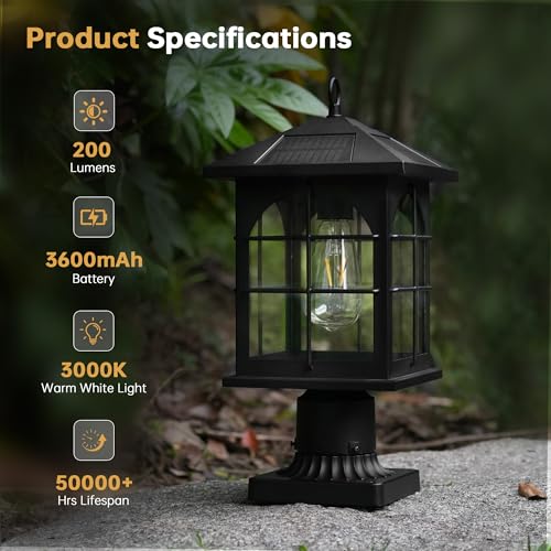 Solar Post Light Outdoor