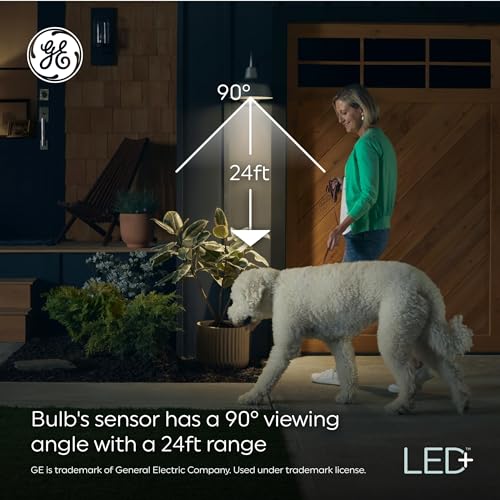 LED+ PAR38 Motion Sensor Outdoor Flood Light Bulbs (2 Count)