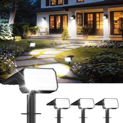 4 Pack Solar Spot Lights Outdoor Waterproof IP67 (4 Count)