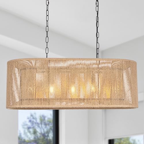 Boho Chandelier Light Fixture 42 Inch