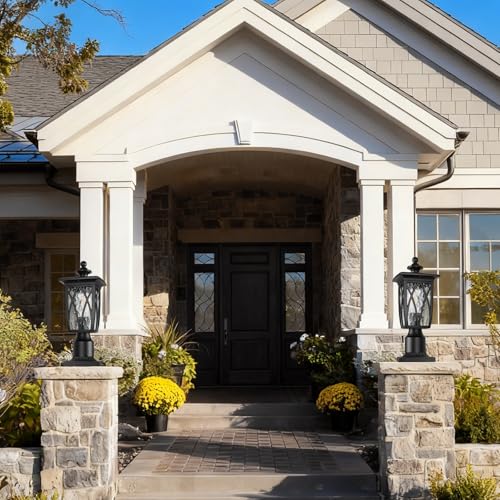 2 Pack Outdoor Post Lights Lamp Post Light Fixture (2 Count)