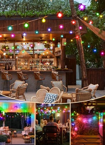 Outdoor String Lights 58 Feet G40 LED Patio Lights (58 Foot)