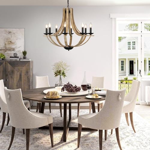Farmhouse Chandeliers for Dining Room Light Fixture