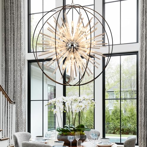 Modern Extra Large Crystal Chandeliers for High Ceilings