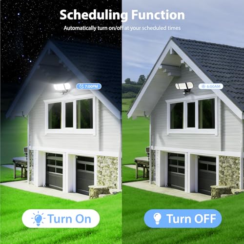 120W Smart Flood Light Outdoor (Black)