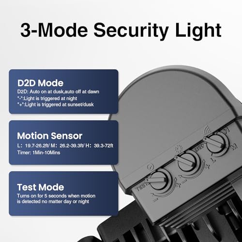 Motion Sensor Outdoor Lights (3 Count)