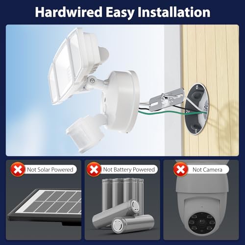 2 Pack 75W LED Motion Sensor Outdoor Lights (2 Count)