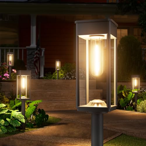 Solar Pathway Lights Outdoor (4 Count)
