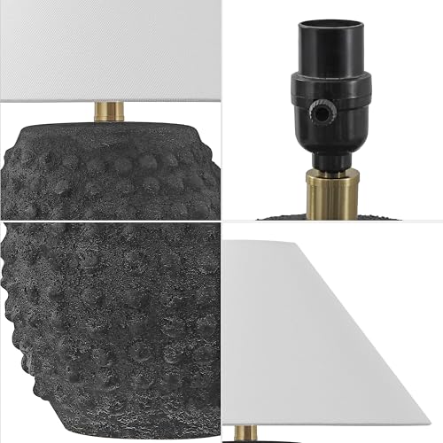Effie 18.25" Ceramic Hobnail Table Lamp