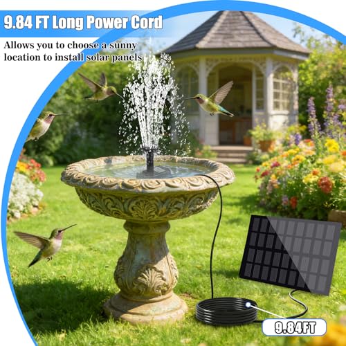 Solar Fountain Pump for Bird Bath