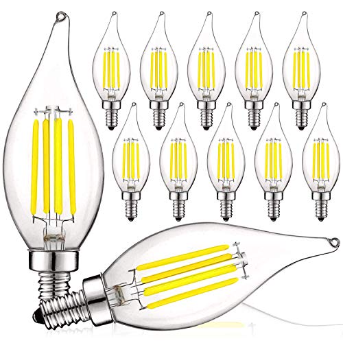 Vintage Candelabra LED Bulb 60W Equivalent (12 Count)