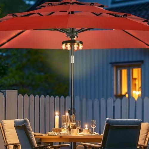 Umbrella Lights Outdoor Patio (8 Count)